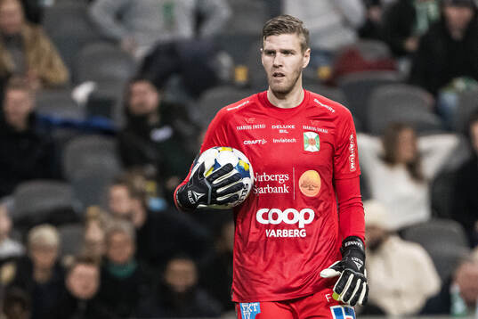 Varbergs målvakt Fredrik Andersson