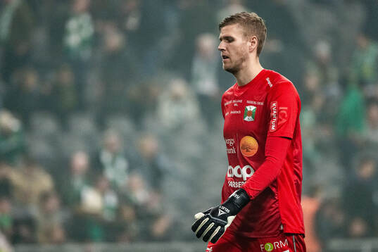 Varbergs målvakt Fredrik Andersson