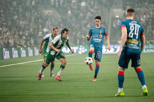 Hammarbys Hampus Skoglund och Varbergs Olle Edlund