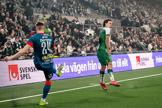 Varbergs Emil Hellman och Hammarbys Hampus Skoglund