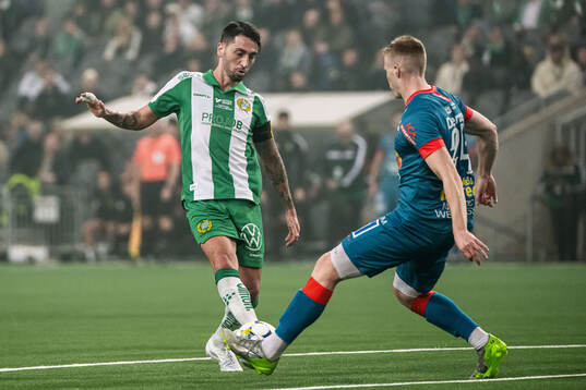 Hammarbys Nahir Besara och Varbergs Emil Hellman