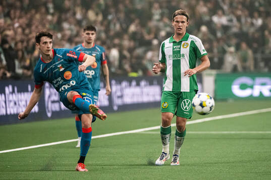 Varbergs Olle Edlund och Hammarbys Markus Karlsson
