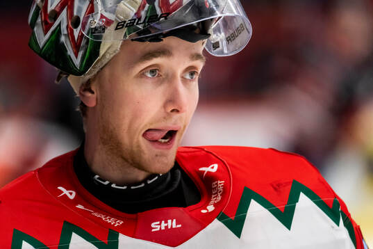 Frölundas målvakt Tobias Normann