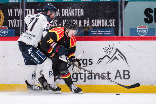 Linköpings Christoffer Ehn och Brynäs Miks Indrasis