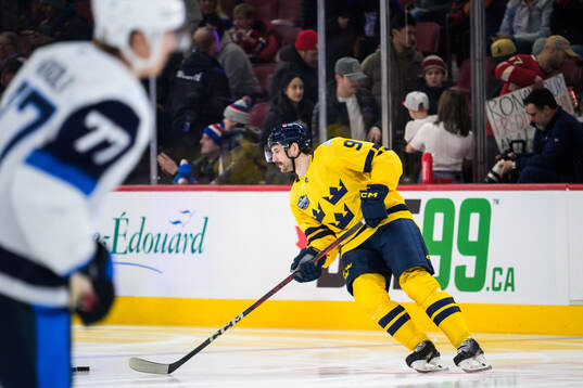 Filip Forsberg of Sweden at warm-up