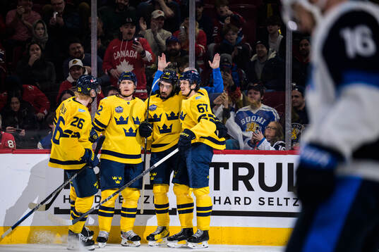25021 Rasmus Dahlin, Gustav Forsling, Mika Zibanejad and