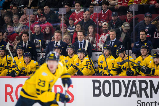 Assistant coach Stefan Klockare, assistant coach Daniel
