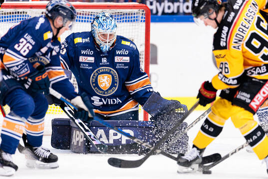 Växjös målvakt Emil Larmi