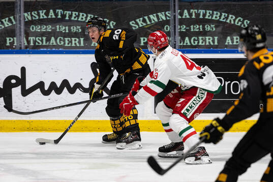 AIKs Rasmus Rudslätt och Moras Joel Olerot