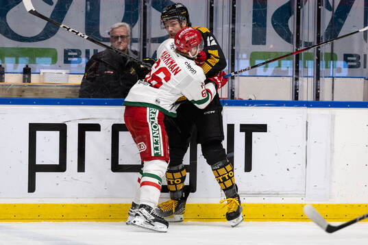 Moras Ludvig Markman och AIKs Scott Pooley
