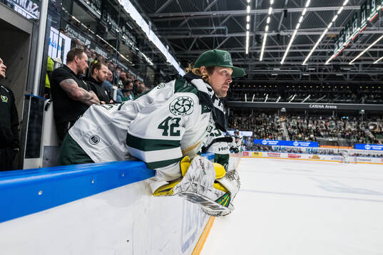 Färjestads målvakt Anders Lindbäck