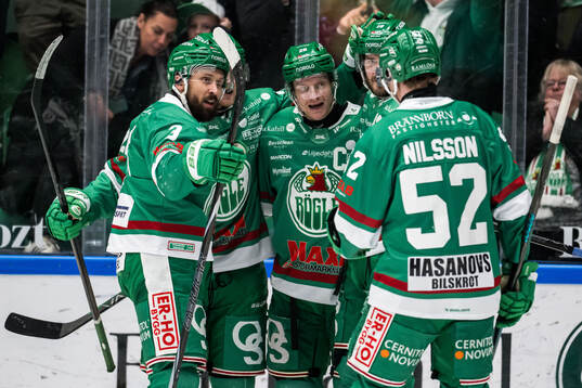 Rögles Anton Bengtsson jublar