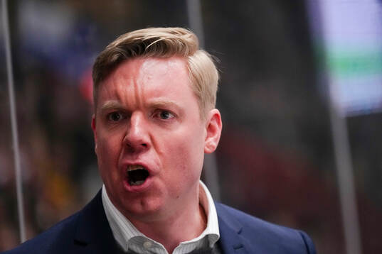 HV71s tränare Anton Blomqvist
