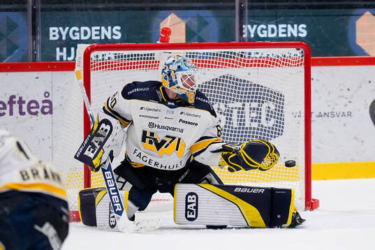 HV71s målvakt Hugo Alnefelt