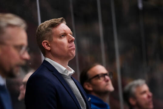HV71s tränare Anton Blomqvist