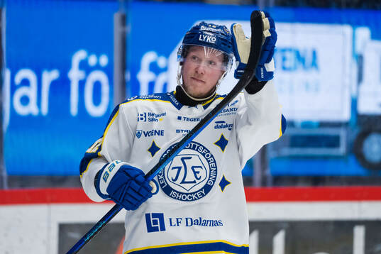 Leksands Kalle Östman jublar