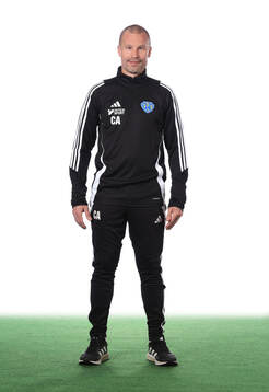 Falkenbergs tränare Christoffer Andersson