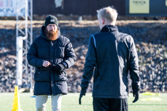Landskronas tränare Max Mölder