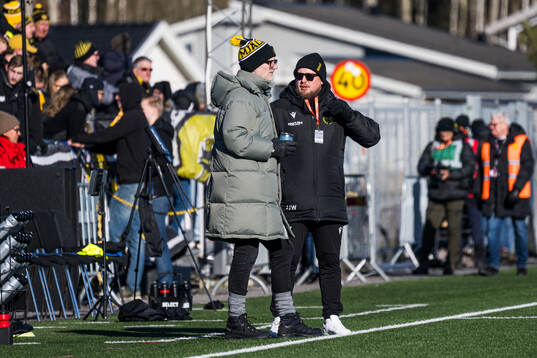 Mjällbys kommunikationsansvarige Jesse James Wahlberg