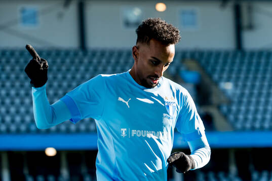 Malmö FFs Taha Ali jublar