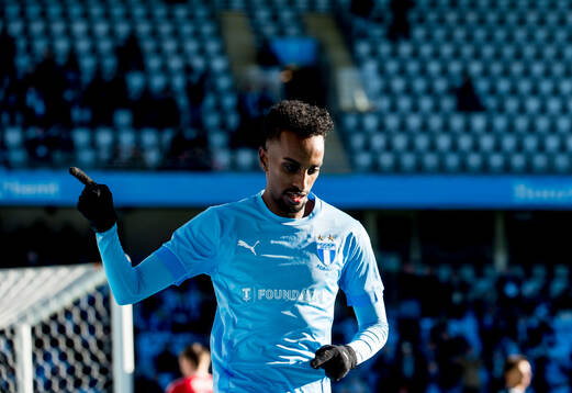 Malmö FFs Taha Ali jublar