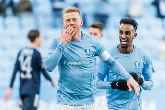 Malmö FFs Anders Christiansen jublar