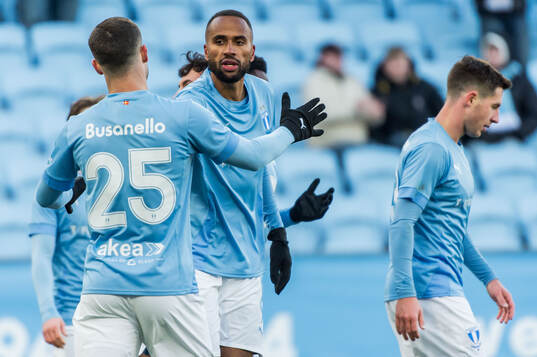 Malmö FFs Isaac Kiese Thelin jublar