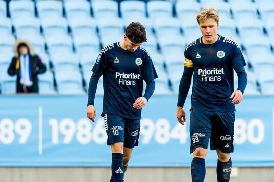 Utsiktens Edmond Berisha och Sebastian Lagerlund deppar