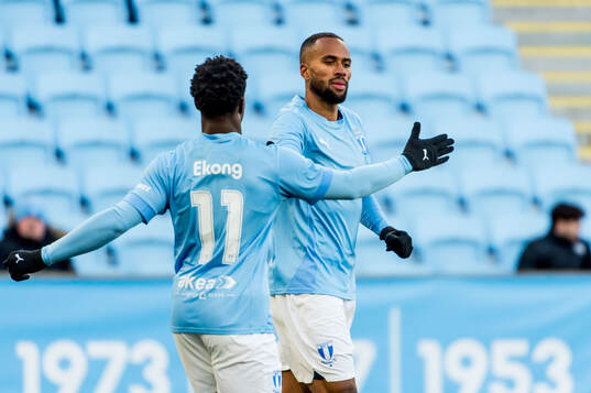 Malmö FFs Isaac Kiese Thelin jublar
