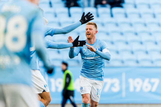 Malmö FFs Anders Christiansen jublar