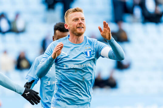 Malmö FFs Anders Christiansen jublar
