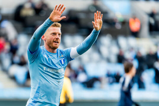 Malmö FFs Anders Christiansen jublar