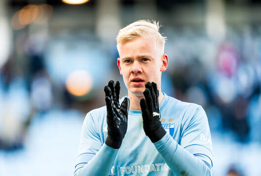 Malmö FFs Otto Rosengren jublar