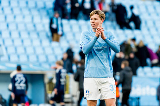 Malmö FFs Nils Zätterström jublar