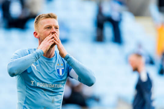 Malmö FFs Anders Christiansen jublar