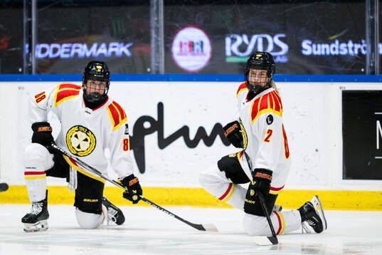Brynäs Stina Sandberg och Annie Silén