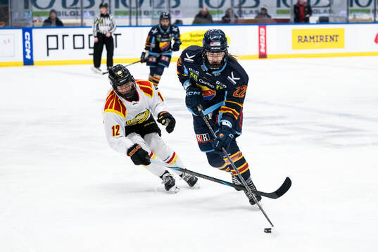 Brynäs Mina Waxin och Djurgårdens Tereza Plosova