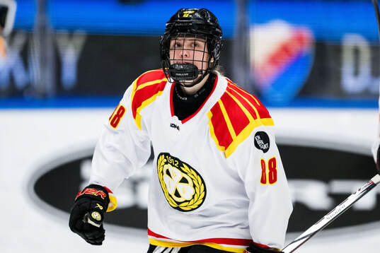 Brynäs Stina Sandberg jublar