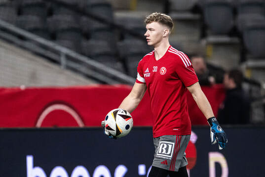 Sandvikens IFs målvakt Otto Lindell