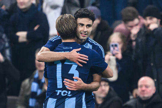 Djurgårdens Deniz Hummet  jublar