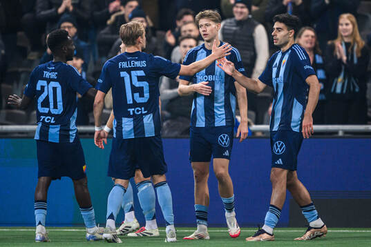 under fotbollsmatchen i Svenska Cupen mellan Djurgården