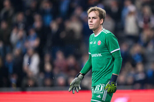 Sandvikens IFs målvakt Hannes Sveijer