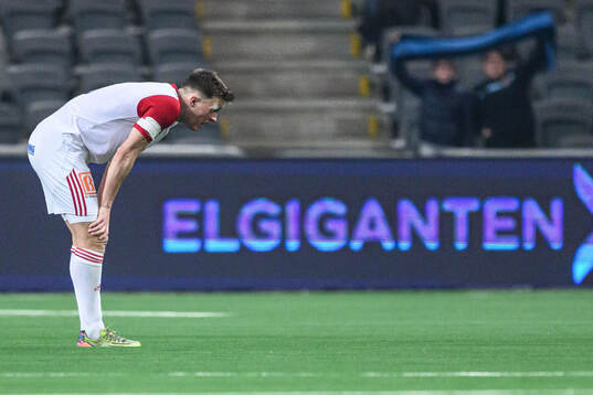 Sandvikens IFs Daniel Söderberg deppar