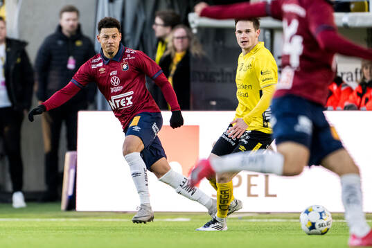 Örgrytes Tobias Sana och Elfsborgs Jens Jakob Dyhr Thomasen