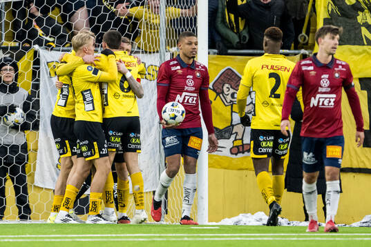 Elfsborgs spelare jublar