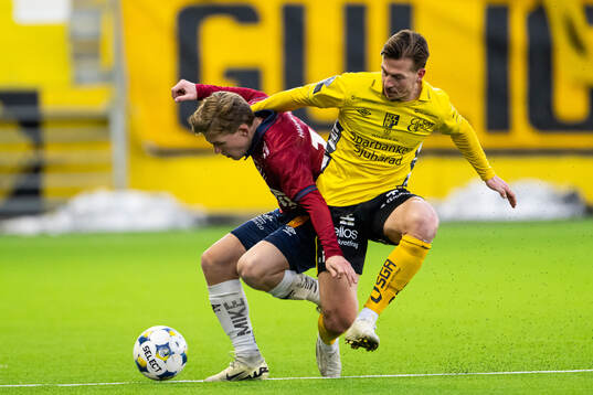Örgrytes Isak Dahlqvist och Elfsborgs Simon Olsson