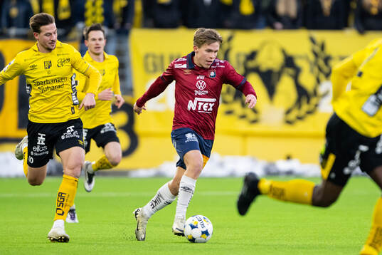 Elfsborgs Simon Olsson och Örgrytes Isak Dahlqvist