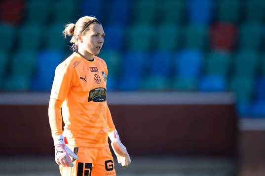 Häckens målvakt Jennifer Falk