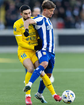 IK Oddevolds Daniel Krezic och IFK Göteborgs Ramon Pascal