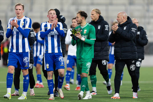 IFK Göteborgs Adam Carlén, Benjamin Brantlind och